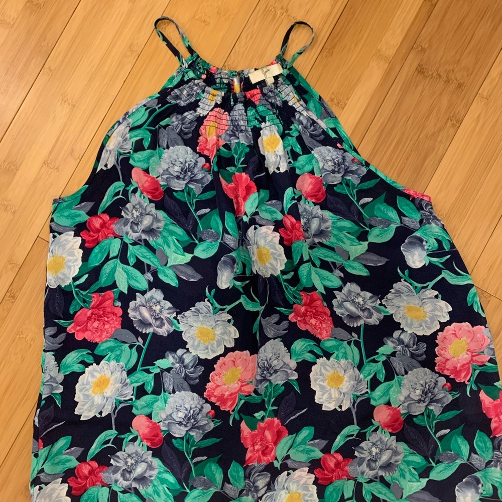 Joie Floral Print Silk Cami/Blouse